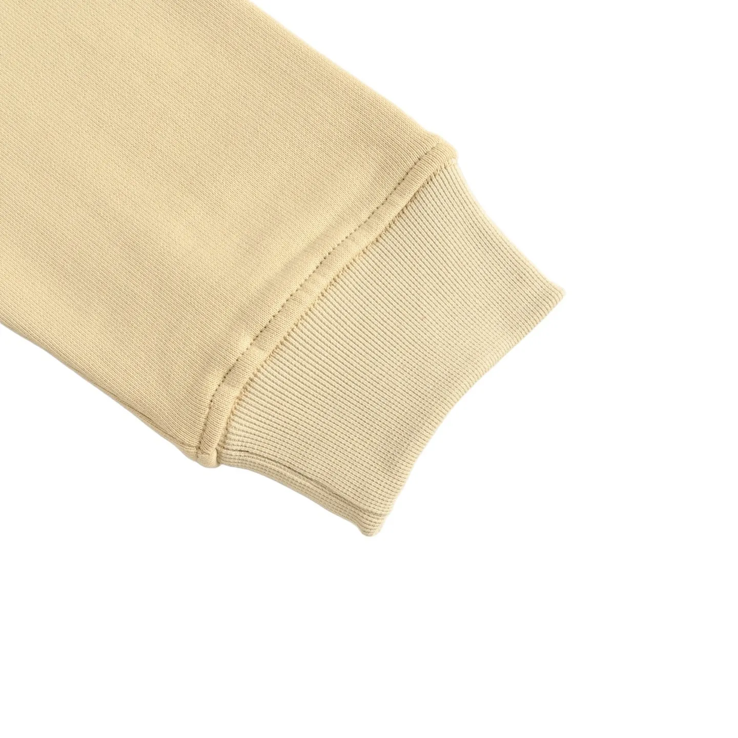 Louis Vuitton/Louis Vuitton 25Fw letter embroidered white lapel half-zip sweatshirt
